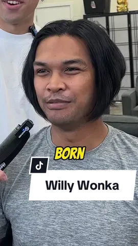 Willy Wonka Transformation 😳 #cambarber #hawaiibarbershops #asianhairstyle #menshair #transformation #hairstyle 