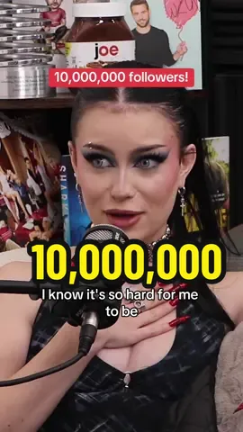 The perks of 10,000,000 followers and what kind of responsibility it brings! #emmanortss #makeup #cosplay #podcast #fyp #conversation 