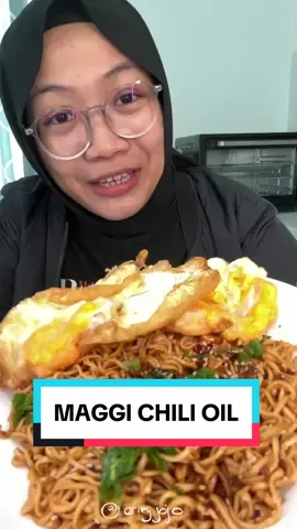 Maggi Chilli Oil.. Lama dah tak repeat 😮‍💨  #MYFoodie #MakanLokal #JoMakan #MenuMalasAJ