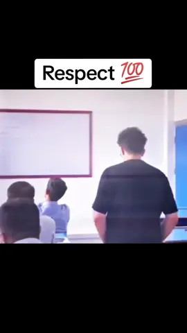 Respect 💯 #Respect #teacher #student #fyp 