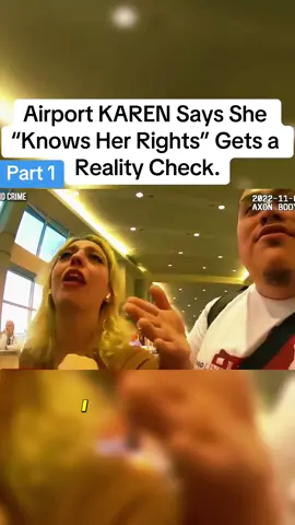 #cops #karen #airport #woman #arrested 