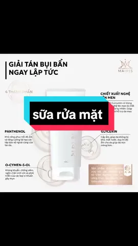 sữa rửa mặt PRO_VI loại bỏ bụi bẩn bả nhờn #xuhuong #truongtuyen #lamdep #mairisvietnam #suaruamat 