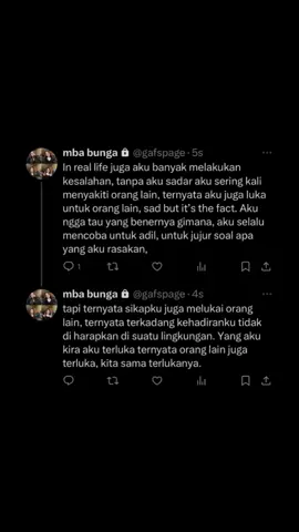 Tapi dari setiap kejadian, setiap hal yang nggak bisa aku kontrol, aku selalu bilang ngga akan segen untuk minta maaf kalau aku emang salah. Aku akan berdiri tegak jika aku benar, aku juga cape disalahkan atas hal yang ngga aku ngerti, atas hal yang sebenernya juga bukan tentang hidupku, atas hal yang bukan aku yang pegang kendali.