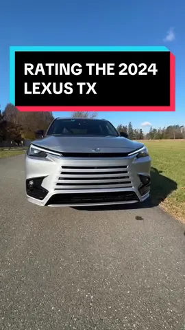 Rating the 2024 #Lexus TX 1 out of 10! In this extended review of the Lexus TX I rate all aspects including Exterior Design, Interior Space/Comfort, Practicality, Interior Quality, Tech/Safety Features, Engine/Power, Fun Factor, Comfort/Daily Drivability, and Value. #lexustx #toyota #luxurycar #jdmcarsoftiktok #cartok #cars #newcars #fyp 