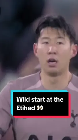 Son Heung-Min has scored at both ends. 😅 His unlucky own goal cancels out an early strike at the Etihad. #PremierLeague #Soccer #mancity #tottenhamhotspur #spurs 