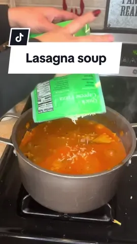 Replying to @Dima THIS WAS SO DELICIOUS! #lasagnasoup #easydinnerideas #easydinner #dinnerrecipe #easyfood #easymeals #dailymealideas__ #fyp #dinner 