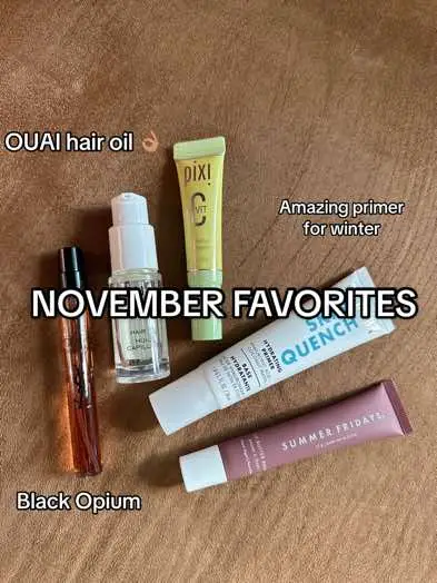 November faves ✨  #novemberfavorites #amazonfinds #kindlereads #fluseasontips #wellnessfaves #filmingfavorites #octobuddy #skincare #yslblackopium #easyreads #BookTok 