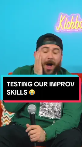 The last one sounded a little too real 😭 ##fyp##foryoupage##foryou##kickbackcrew##podcast##podcastclips##improv##improvcomedy##ieinfriends##laugh##funny