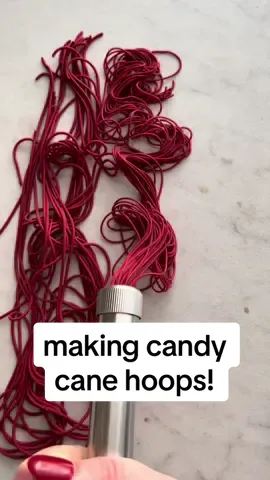 ❤️🤍❤️🤍 hot take i dont actually like eating candy canes but theyre so dang cute #smallbusinesscheck #artistsoftiktok #earrings #christmastiktok 