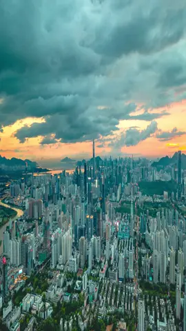 Shenzhen, China by Drone - 4K Video Ultra HD [HDR]
