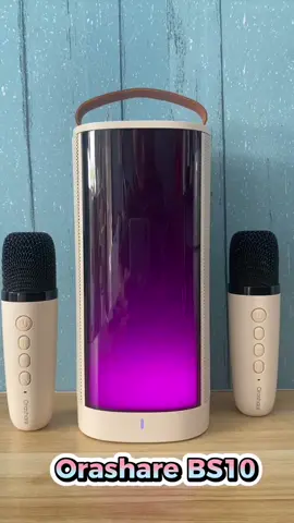 The dual-micro karaoke speaker is here.with it, you can have a party anytime,anywhere #orashare #techtok #tecktokshop #speaker #karaoke #portable #party#wireless #fyp 