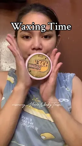 Waxing time using Esme Organic Honey COLD WAX. Check out here ➡️➡️➡️ @mommyMARIE&babyTRIXIE ⬅️⬅️⬅️  #esmecoldwax #coldwax #waxingkit #tiktokshopfinds #fyp #mommymarieandbabytrixie 