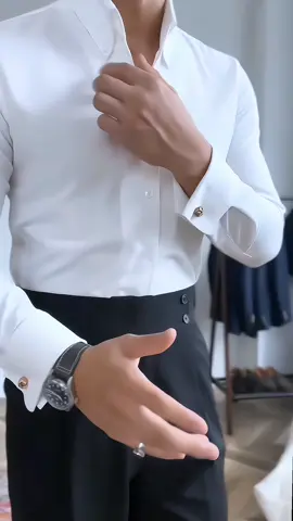 Shop Now  Dm us on Instagram for order  Instagram 🔗on bio  Plain white Full Sleeve Shirt Black Business Attire Bottoms Available Now on  Blackstreet store Follow us for more  Follow us on Instagram #foryou #outfits 