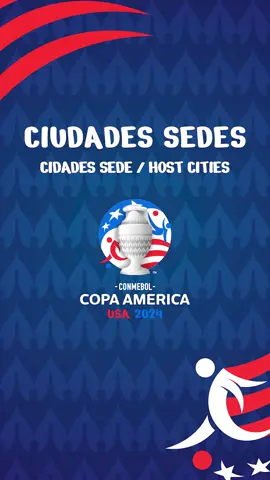 🏟️📍 ¡Aquí están las ciudades sedes y estadios de la #CA2024!​ 🔛 Los aficionados pueden registrarse para estar al día con las noticias de la CONMEBOL Copa América 2024™️, incluyendo detalles sobre la accesibilidad de tickets cuando estén disponibles, link en la bío ⤴️​ .​ 😎 Estas são as cidades-sede e os estádios!​ 🔛 Os fãs podem se inscrever para se manterem atualizados com as notícias da CONMEBOL Copa América 2024™️, incluindo detalhes sobre a acessibilidade dos ingressos quando estiverem disponíveis, link na bio ⤴️​ .​ 🥳 These are the host venues and stadiums!​ ➡️ Fans can sign up to stay up to date on CONMEBOL Copa America 2024™️ news, including ticketing information when it becomes available, link in the bio ⤴️​ #VibraElContinente #VibraOContinente #RockingTheContinent 