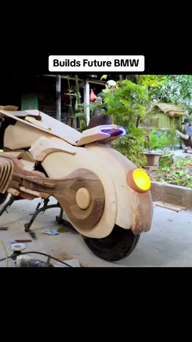 The Guy Who Build A BMW Super Motorcycle In An Unbelievable #DIY #homemade #build #ndwoodart #foryou #building #woodworking #woodwork #motorcycle #woodart #craft 