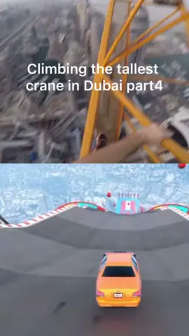 Climbing the tallest crane in Dubai part4#CapCut #climbing #adrenaline #freeclimbing #crazy #fyp #crazy #1000ft #insane #skyscrapper #thrillseeker #adrenalineaddiction #viral 