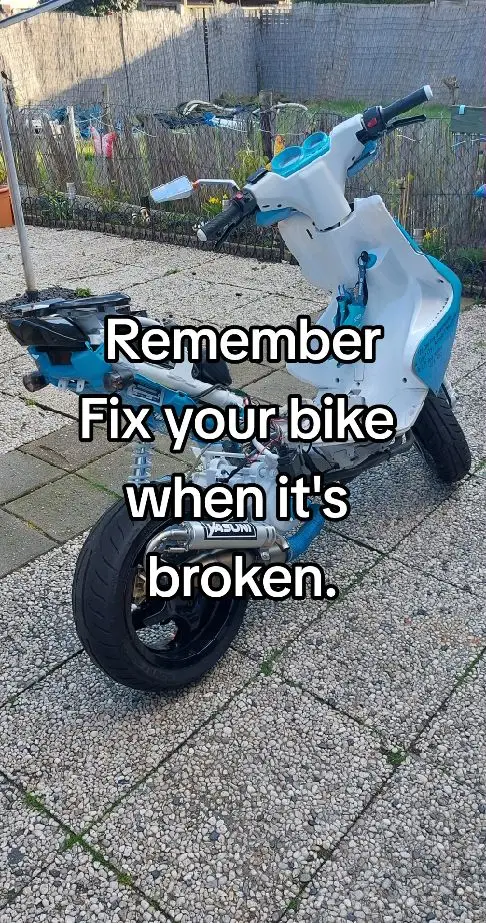 remember fix your bike🫶