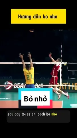 Hướng dẫn bỏ nhỏ trong bóng chuyền #bongchuyen #volleyball #volleyballworld #huongdanbongchuyen #LearnOnTikTok 