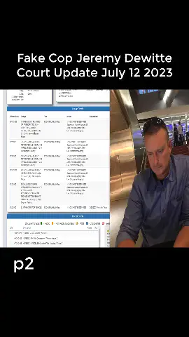 Police Tube---Fake Cop Jeremy Dewitte Court Update July 12 2023 2