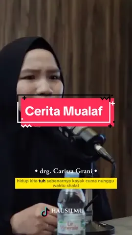 Cerita Mualaf | 🎙: drg. Carissa Grani | Channel Youtube : The Sungkars (Kisah Dokter Mualaf ini mengharukan, sampai bikin Shireen dan Kia nangis denger prosesnya). ✨