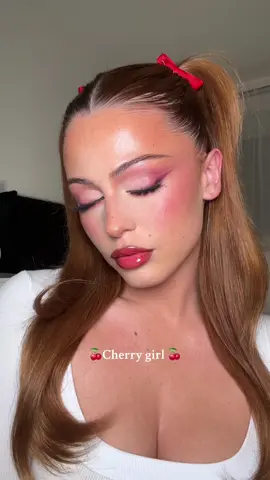 Cherry girl makeup💋🍒ad IB @lenkalul  @milkmakeup hydro grip makeup setting spray, kush mascara, lit highlighter & quickie lip and cheek @Laura Mercier tinted moisturiser @HNB Cosmetics concealer @REFY cream bronzer @Charlotte Tilbury airbrush flawless powder @BPerfect Cosmetics clientele palette @Kaleidos Makeup sanguine blush @rimmellondon brownie pie lipliner @YSL Beauty candy glaze 10 @Kylie Cosmetics fall in love gloss drip #MilkMakeupPartner #LiveYourLook #HydroGrip #cherrymakeup #Cherrygirl