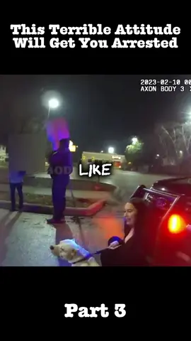 This Terrible Attitude Will Get You Arrested part 3 #policeofficer #pursuit #copusa #policeactivity #copstvshow #copsoftiktok #trending #foryoupage #fbyyy