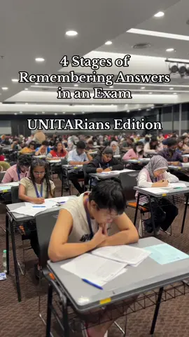 Let’s skip the part about trying to recall the answers and fast-forward to the various stages of remembering them 🔥 So, which stage are you in? 🤩 #UNITAR #accelerateyourfuture #unitarians #university #universityseries #universitylife #gwenchana #doyouremember #examfever #exam #examination #finalexam #finalexamstress #examhall  #examhallsituations #premierinstitution #kelanajaya 