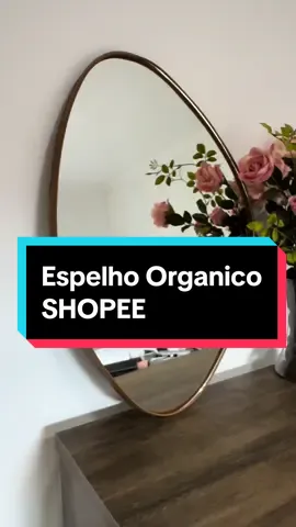 Comprei na Shopee o espelho mais viralizado do momento! Se voce gostou, comenta “eu quero” que te envio o link!  #shopee #shopeehaul #shopeehome #shopeehomedecor 