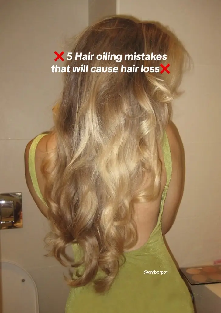 #hairtok #haircare #hairtransformation #hairstyle #hairoiling #hairoilingmistakes #hairoilingroutine #oilingroutine #hairtutorial #hairvideos #amberpot 