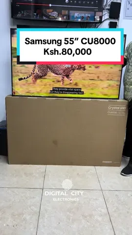 Samsung 55” CU8000 #samsung55inches #samsungcu8000 #electronicsshopkenya #digitalcityelectronics #fypシ゚viral #kenyantiktok #fyp #tvreview 