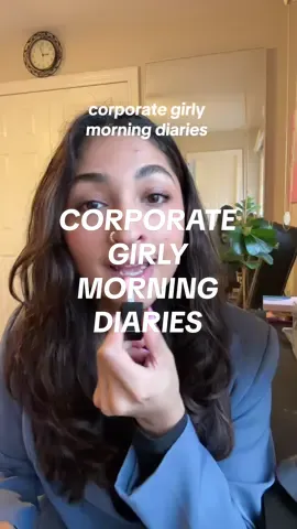 what my mornings have been looking like 👩🏽‍💻 #corporate #corporategirly #morningdiaries #morningroutine 