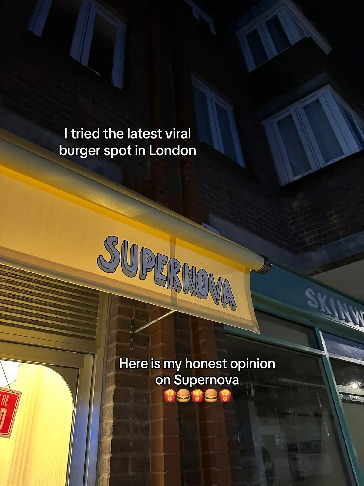 🍔🍟🍔🍟 #supernova #supernovalondon #london #londonburgers #burgersinlondon #wheretoeatinlondon #londonfastfood #londonrestaurant #wheninlondon 