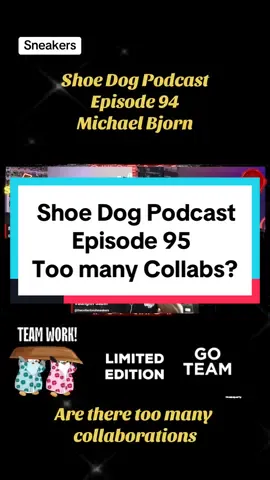 Shoe Dog Podcast - Episode 95 - Michael Bjorn!! Sneakers Podcast!! Too many collabs! Out Now on Youtube and on all the audio platforms!! #sneakers #fashion #fashion #nike #jordan #adidas #newbalance #collab 