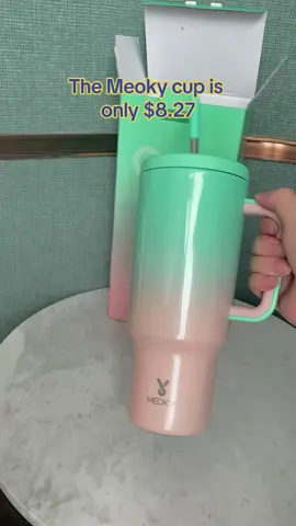 The Meoky cup is only $8.27#cup #tiktokshop #gfgiftideas #goothing #tiktokshopholidaydeals #icecup #tiktokmademebuyit #christmasgift 