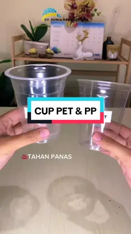 Perbedaan CUP Bahan PET dan PP #fyp #cup #pp #pet #pusatbotolmalang 