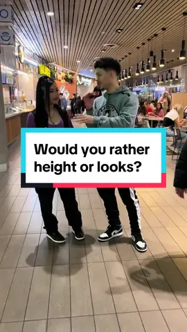 Asking girls if they’d rather height or looks? 🤣 #fypシ #viral #heightorlooks #doesheightmatter #heightvslooks