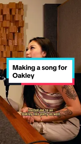 Shake Daddy made a song called Oakley Sunnies which got the brands attention 👀 #oakley #musicproducer #technotok 