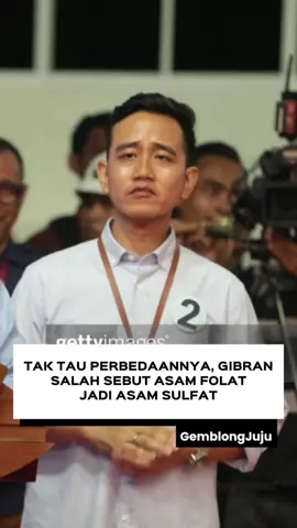 TAK TAU PERBEDAANNYA, GIBRAN SALAH SEBUT ASAM FOLAT JADI ASAM SULFAT  Sc: https://www.cnbcindonesia.com/tech/20231205112330-37-494603/gibran-salah-sebut-cek-beda-asam-folat-dan-asam-sulfat  https://youtu.be/zZbCiY7knA0?si=E29LO11DF1fNhHM4  #Gibran #AsamFolat #AsamSulfat #KoalisiIndonesiaMaju #Pilpres2024 #GemblongJuju 