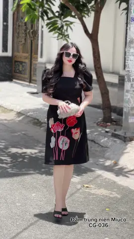 Đầm trung niên tặng mẹ #miuco #damtangme #trungnien 