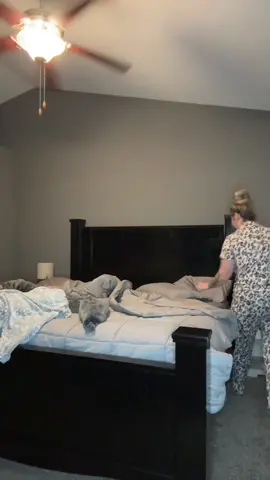 Quick morning tidy up before both girls get up! Happy Hump Day!!🤍🐫 #sahm #refresh #motivation #homeschoolmom #CleanTok #kitchenreset #makemybedwithme #mamaof2girls #cleanwithme 