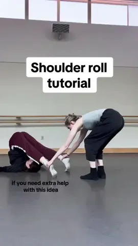 Comment if you have any questions 🤸‍♀️ #dancers #floorworktutorial #shoulderrolls #movement #danceteacher #dancestudent 
