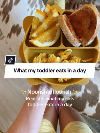 Tis the szn for nonstop boogies and lingering coughs! #whatmytoddlereats #toddlermeals #toddlermealideas #mealinspo #kidsmeals #blw #blwideas #easytoddlermeal #easytoddlerbreakfast #toddlersnacks #toddlertrailmix #sickdaymeal #momtok #toddlermom 