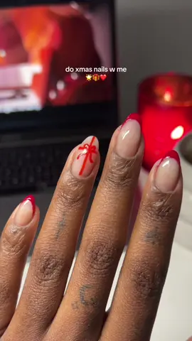 my favourite season 🎁❤️ #nailsinc #nails #winternails #christmasnails #xmasnails #nailinspo #nailtutorials #rednails #bownails #nailvideos #athomenails 