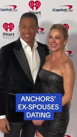 Former ABC hosts TJ Holmes and Amy Robach’s EX-SPOUSES are now DATING #fyp #tjholmes #amyrobach #tjholmesamyrobach #abc #scandal #tv 