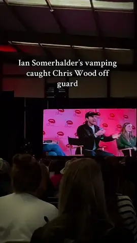 Loved the demonstration 😂 #iwasfeelingfestiveinmysticfalls #epiccons #mysticfalls #iwff #vampirediaries #thevampirediaries #tvdconvention #chriswood #iansonerhalder #vamping #CapCut 