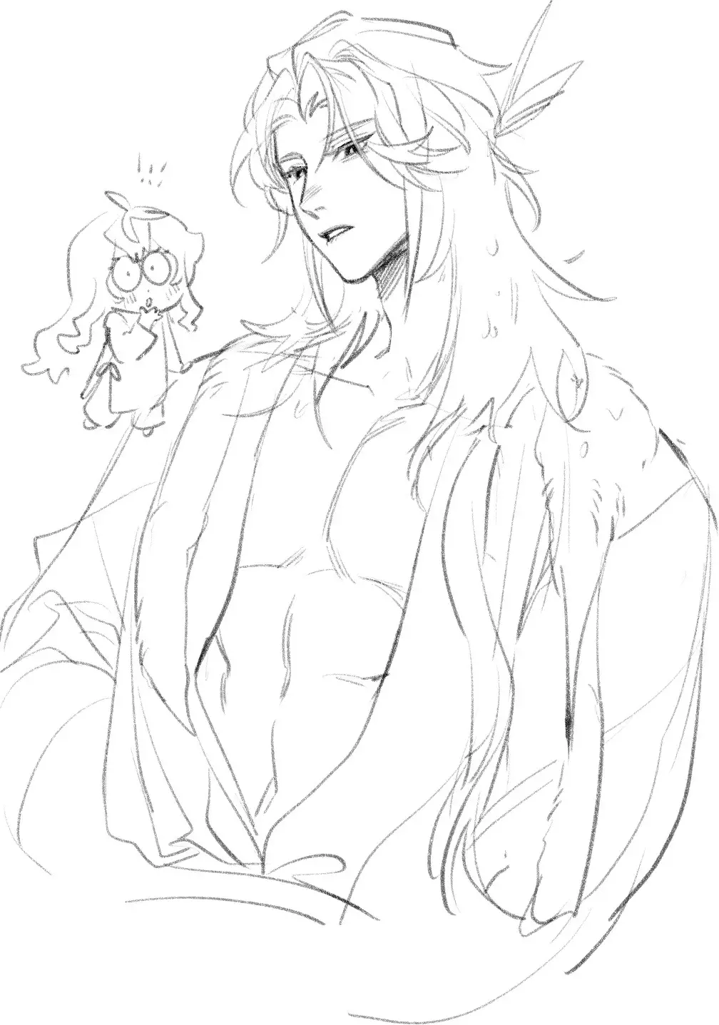 Qi waiting for An 🧍  #wangyiiocs #originalcharacter #skycotl  