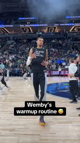 Looking like airport security 👀 #NBA #basketball #VictorWembanyama #Wemby #Spurs