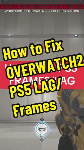 If your experiencing lag or framerate issues on the PS5 version of OVERWATCH 2 watch this video for a temporary fix. #overwatch2 #overwatch #overwatchclips #overwatchnews #overwatchnewseason #overwatchnewhero #overwatch2ps5 #overwatchps5 #overwatchplaystation #overwatchlag #overwatchconsole #overwatch2console #overwatch2fps #overwatchclipsdaily #overwatchfunnymoments #overwatchmemes #overwatchps4 #overwatchps5lag #overwatch2ps5lag 