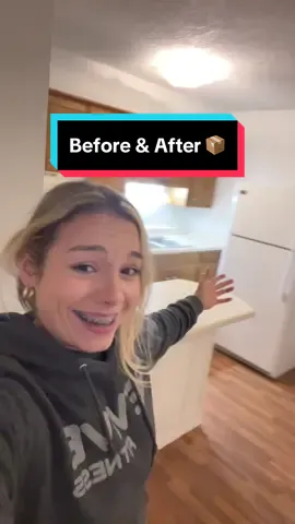 Before & After 📦🧹🫧 Leaving My Apartment #beforeandafter #thenandnow #movingday #movingcities #movingtowns #packingmyapartment #apartmentliving #apartmentlife 
