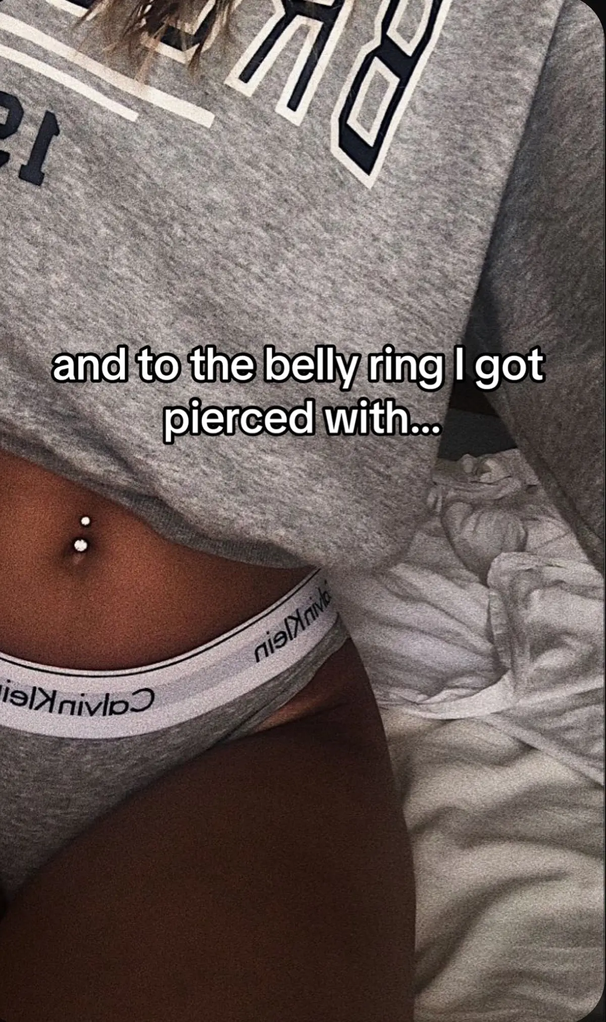 You’ll never be my only one✌🏽#bellypiercing #foryoupage 